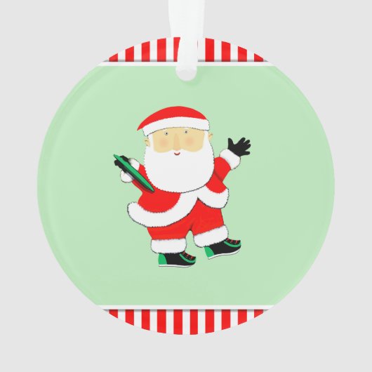 Ultimate Frisbee Holiday Gift オーナメント (裏面)