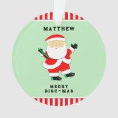 Ultimate Frisbee Holiday Gift オーナメント (正面)