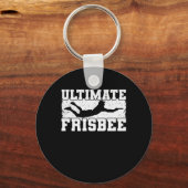Ultimate Frisbee spielen Sport am Strand キーホルダー (正面)
