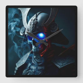 Ultimate Ghost Samurai Warrior Clock スクエア壁時計