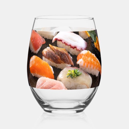 Ultimate Mix Wine Glass – SUSHIMI Collection ステムなしワイングラス (正面)