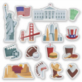 Ultimate USAアイコンバンドル シール (正面)