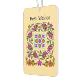 ultimate vintage pattern カーエアーフレッシュナー (左)