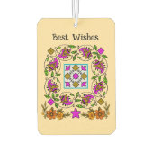 ultimate vintage pattern カーエアーフレッシュナー (裏面)