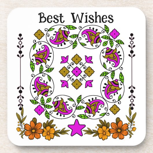 ultimate vintage pattern コースター (正面)