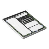 Ultimate Wellness Planner – Dark Floral Notepad ノートパッド (アングル)