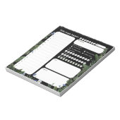 Ultimate Wellness Planner – Dark Floral Notepad ノートパッド (回転)