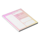 Ultimate Wellness Planner with Daily Schedule ノートパッド (アングル)