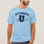 UltimateUブルーレイアウト（両面） Tシャツ (正面)