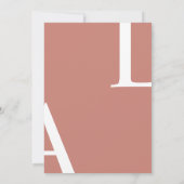 Ultra モダン Layoutスエレガントクリプ結婚ト 招待状 (裏面)