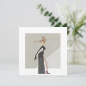 Ultra Femme Glam Fashion Art Card 招待状 (スタンド正面)