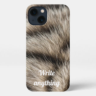 Ultra Fuzzy Cat Texture Phone Case – Cozy-Core  iPhone 13ケース
