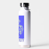 Ultra Intensity Design Anime Fitness - Gym Focus ウォーターボトル (左面)