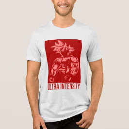 Ultra Intensity Design Anime Fitness - Gym Focus トライブレンドTシャツ