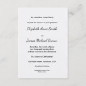 Ultra Light Gray Minimal Background エンクロージャーカード (正面)