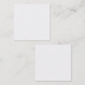 Ultra Light Gray Minimal Background スクエア名刺 (正面/裏面)