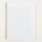 Ultra Light Gray Minimal Background プランナー手帳 (正面)