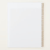 Ultra Light Gray Minimal Background プランナー手帳 (裏面)