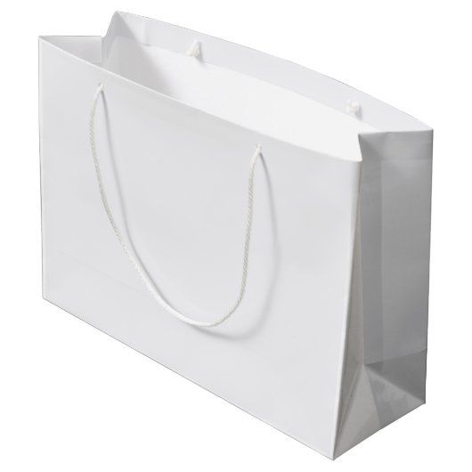 Ultra Light Gray Minimal Background ラージペーパーバッグ (裏面アングル)