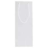 Ultra Light Gray Minimal Background ワインギフトバッグ (裏面)