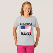 ULTRA MAGA KIDS GIRLS Tシャツスウェットシャツ Tシャツ (正面フル)