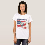 Ultra MAGA Tシャツ – Patriotic Donald Trump (正面フル)