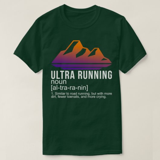 Ultra Marathon Runner Gift Tシャツ (デザイン正面)