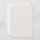 Ultra Minimal luxury Creative wedding invitation  招待状 (裏面)