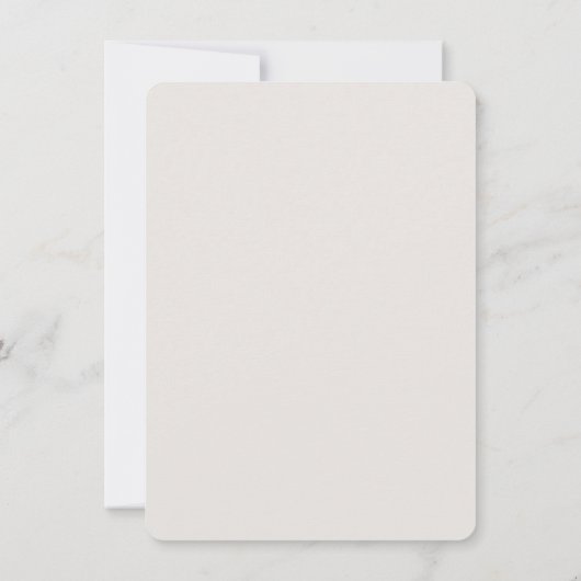 Ultra Minimal luxury Creative wedding invitation  招待状 (裏面)