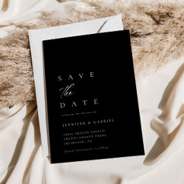 Ultra-Minimal Typography Save the Date | Invitatio 招待状