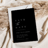 Ultra-Minimal Typography Save the Date | Invitatio 招待状