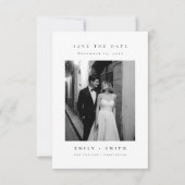 Ultra Minimalistの結婚写真予算 セーブザデート (正面)