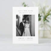 Ultra Minimalistの結婚写真予算 セーブザデート (スタンド正面)