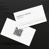 Ultra Minimalist | モダンQRコード 名刺