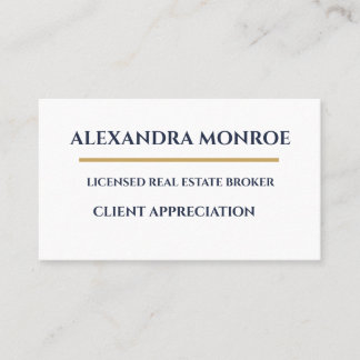 Ultra-Modern Real Estate Client Appreciation ロイヤリティカード