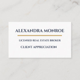 Ultra-Modern Real Estate Client Appreciation  ロイヤリティカード