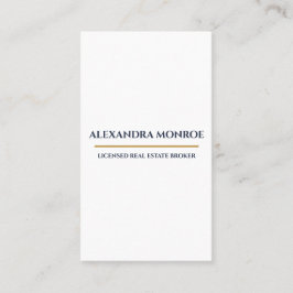 Ultra-Modern Real Estate Vertical Business Card 名刺