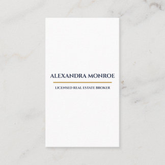 Ultra-Modern Real Estate Vertical Business Card 名刺