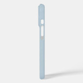 Ultra Premium Powder Blue & Brushed Gold Minimalis Case-Mate iPhoneケース (裏面 / 左)