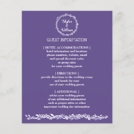 Ultra Violetの結婚Guestシンプル情報 チラシ