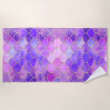 Ultra Violet & Mermaidスケールパターン金ゴールド