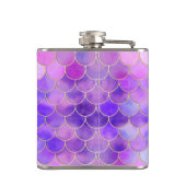 Ultra Violet & Mermaidスケールパターン金ゴールド フラスク (裏面)