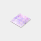 Ultra Violet & Mermaidスケールパターン金ゴールド ポストイット (アングル)