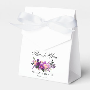Ultra Violet Purpleフローラサンキュー結婚ズ フェイバーボックス