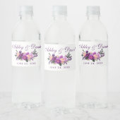 Ultra Violet Purpleフローラ水色結婚のPS ペットボトルラベル (ボトル)