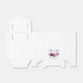 Ultra Violet Purpleフローラ結婚PS フェイバーボックス (折り畳みなし)