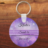 Ultra Violet,Sweet sixteen,カスタム，パーティーの好意 キーホルダー (正面)