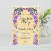 Ultra VioletGLITTERリースフォトサプライズパーティー 招待状 (スタンド正面)