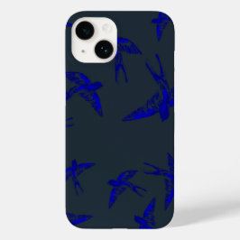 Ultraamarine Swallow iPhone 14ケース Case-Mate iPhone 14ケース