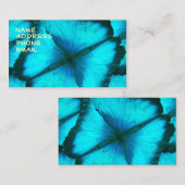 ultrabluebutterfly、名前、住所、電話、電子メール 名刺 (正面/裏面)